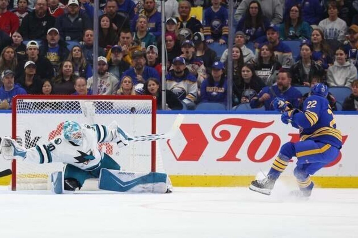 Sabres steamroll Sharks en route to 8th straight victory