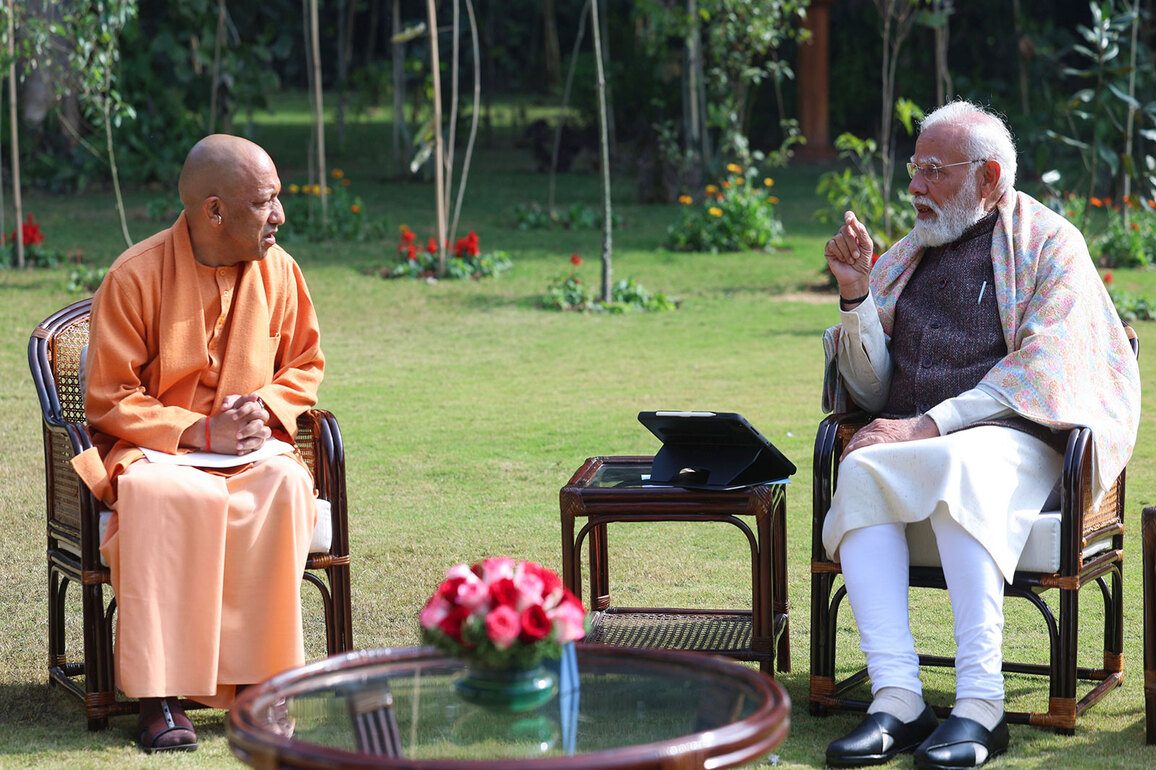 Uttar Pradesh CM Yogi Adityanath meets Prime Minister Modi in Delhi