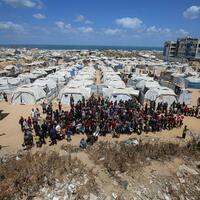 Israel military denies firing at civilians near humanitarian aid center in Gaza