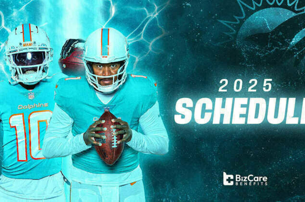 Miami Dolphins announce 2025 schedule presented by BizCare Benefits