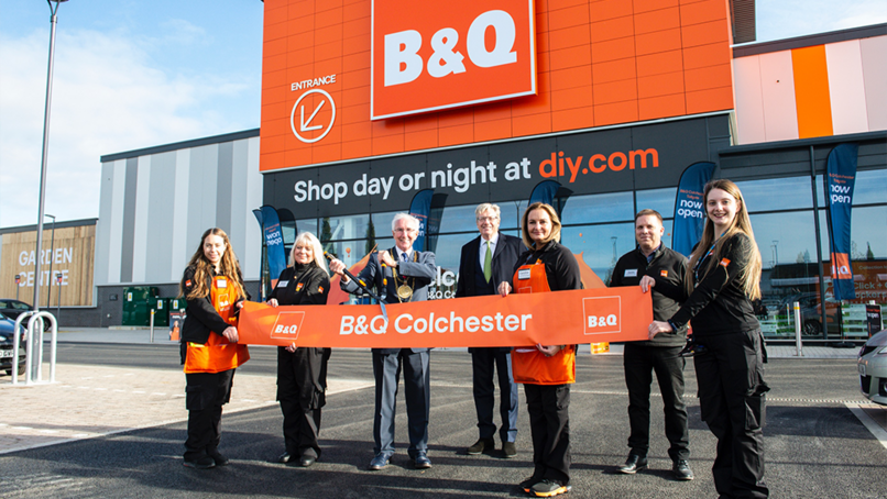 The Mayor of Colchester opening the new branch