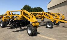  Serafin Machinery's latest seeding bars have 1600mm of under frame clearance. Image courtesy Serafin Machinery.