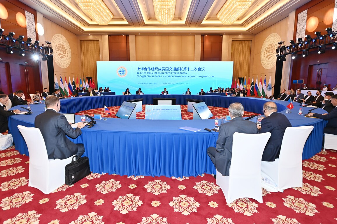 CHINA-TIANJIN-12TH-SCO-MINISTERS OF TRANSPORT-MEETING (CN)