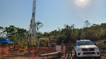 Exploração no projeto de ouro Castelo dos Sonhos