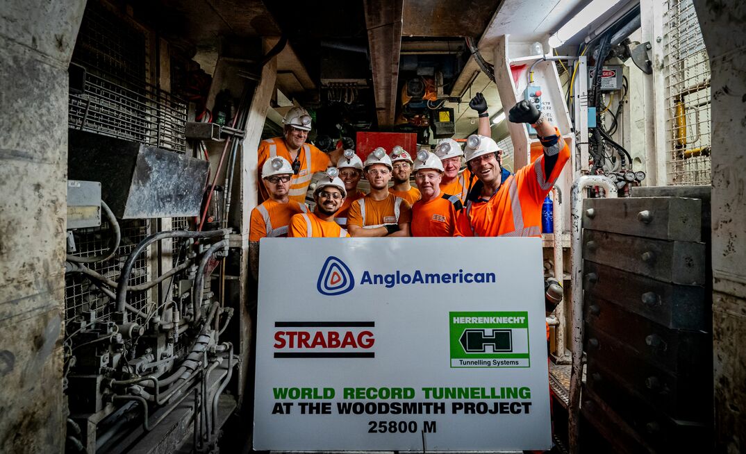 STRABAG has reached the 25.8km mark for the world’s longest single tunnel boring machine drive at the Woodsmith project in the UK