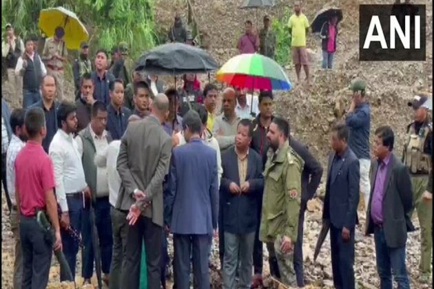 Meghalaya CM takes stock of landslide situation in East Jaintia Hills district
