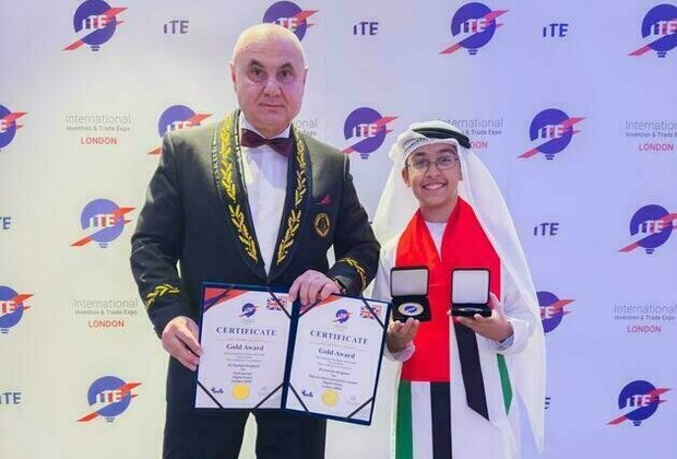 Emirati student receives Leadership Medal, two gold medals at London International Inventions and Trade Expo