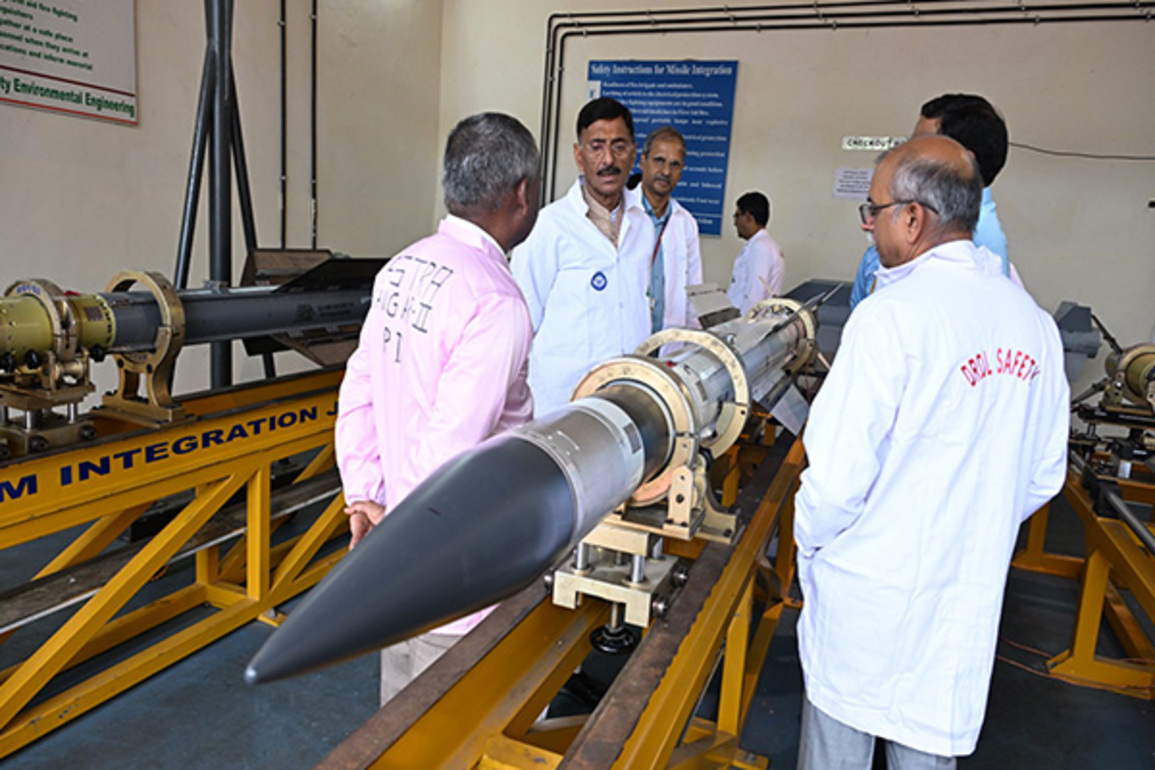 Raksha Rajya Mantri Sanjay Seth visits DRDO's Dr APJ Abdul Kalam Missile Complex in Hyderabad