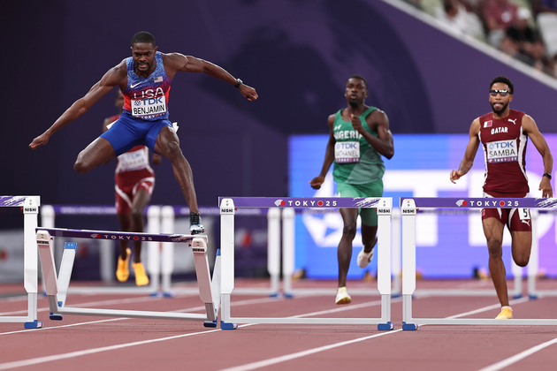 (SP)JAPAN-TOKYO-ATHLETICS-WORLD ATHLETICS CHAMPIONSHIPS-MEN'S 400M HURDLES-FINAL