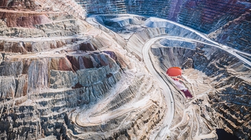 The Santa Rita copper mine in Mexico