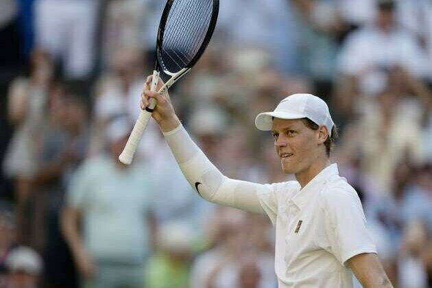 Jannik Sinner downs Carlos Alcaraz to earn first Wimbledon win