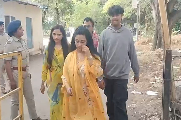 On Kannada actor Darshan's wedding anniversary, his wife and son visit him at Parappana Agrahara jail