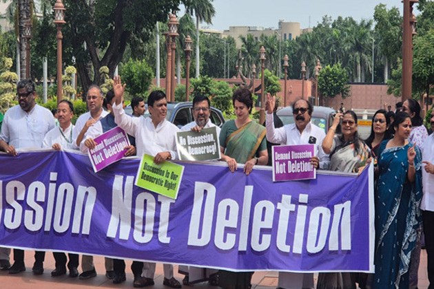 Opposition MPs to march against Election Commission from Parliament's Makar Dwar today