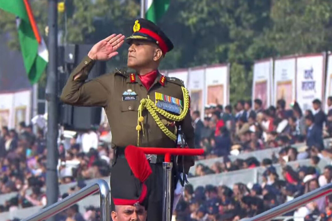 Republic Day 2026: MI-17 choppers shower petals, Parade Commander Lt Gen Bhavnish Kumar leads parade on Kartavya Path