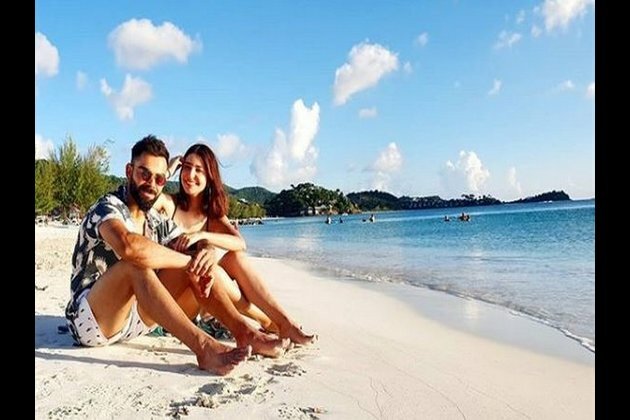 Virat Kohli shares sun-kissed picture with Anushka Sharma