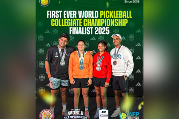 AIPA athletes Vanshik Kapadia, Mayur Patil make history in Dallas, win multiple medals at first-ever International Collegiate Pickleball Championship