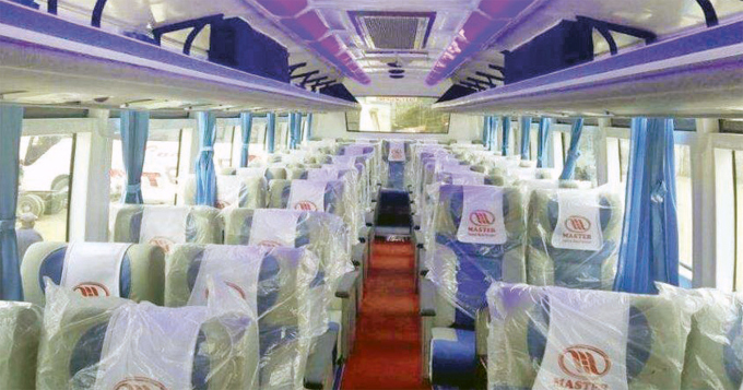 ith the new buses tourists are assured of comfort and affordable fares