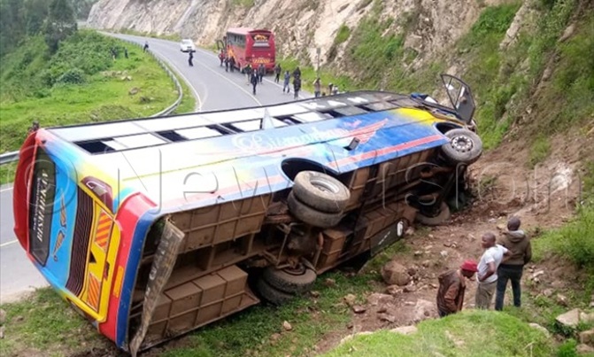 Kisoro bus accident injures two, driver arrested Kisoro bus accident injures two, driver arrested