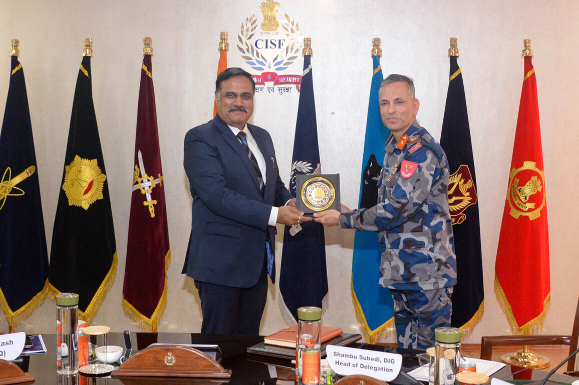 CISF organises study programme for Nepal Armed Police Force officers
