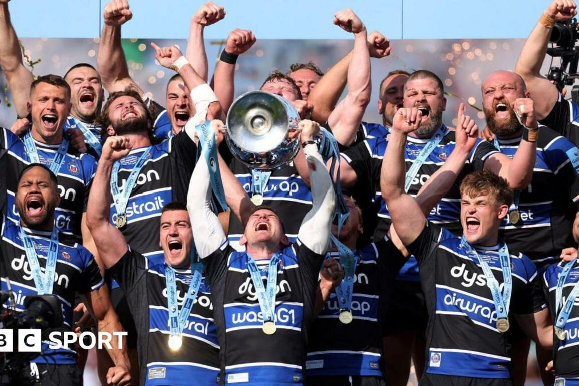 Premiership final- Bath beat Leicester 23-21 for first title in 29 years