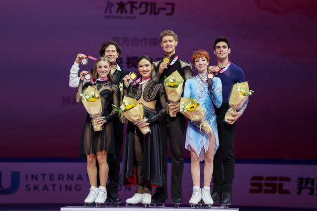 (SP)CHINA-CHONGQING-FIGURE SKATING-ISU GRAND PRIX-ICE DANCE (CN)