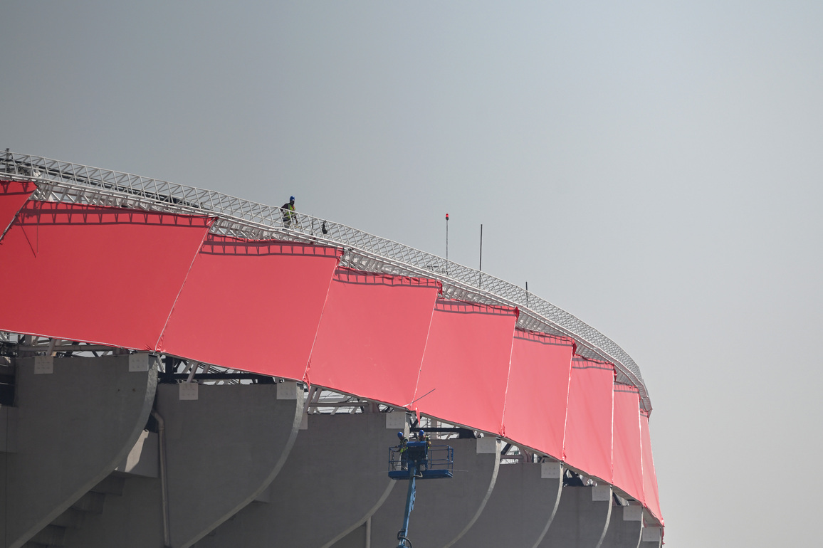(SP)MEXICO-MEXICO CITY-FOOTBALL-2026 FIFA WORLD CUP-AZTECA STADIUM