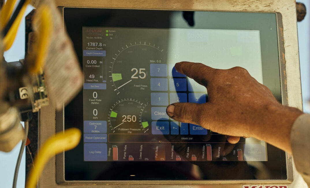 Major Drilling’s new analytics package, TrailBlazer Rock5, is beginning to be loaded onto rigs at the company’s locations around the globe