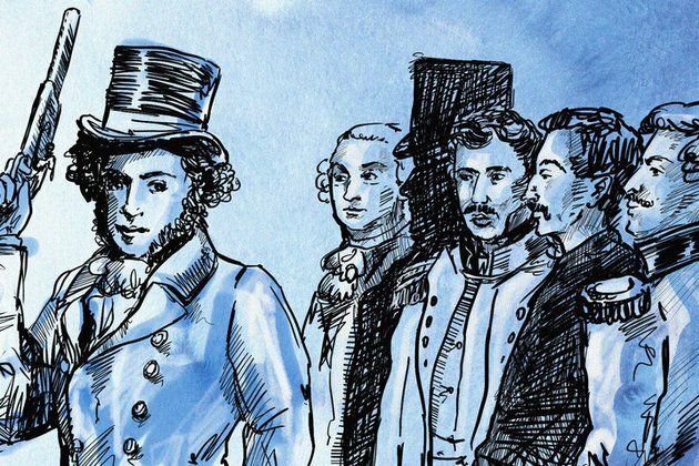 How many duels did the great poet Pushkin fight