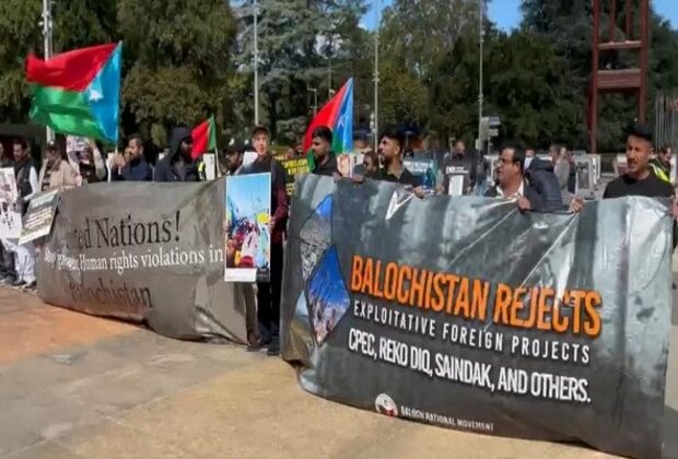 Geneva: Baloch National Movement holds protest and photo exhibition at UN against human rights violations in Balochistan