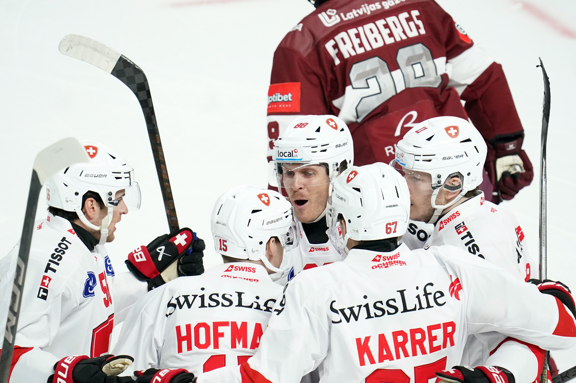 (SP)LATVIA-RIGA-ICE HOCKEY-LATVIA VS SWITZERLAND