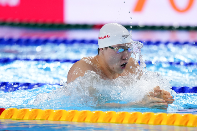 (SP)SINGAPORE-WORLD AQUATICS CHAMPIONSHIPS-SWIMMING-MEN'S 100M BREASTSTROKE-SEMIFINAL