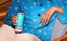 Evian debuts sparkling water in recyclable cans