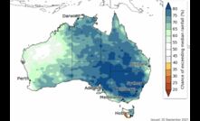  October to December should be wetter than average for most of eastern Australia. Image courtesy BOM.