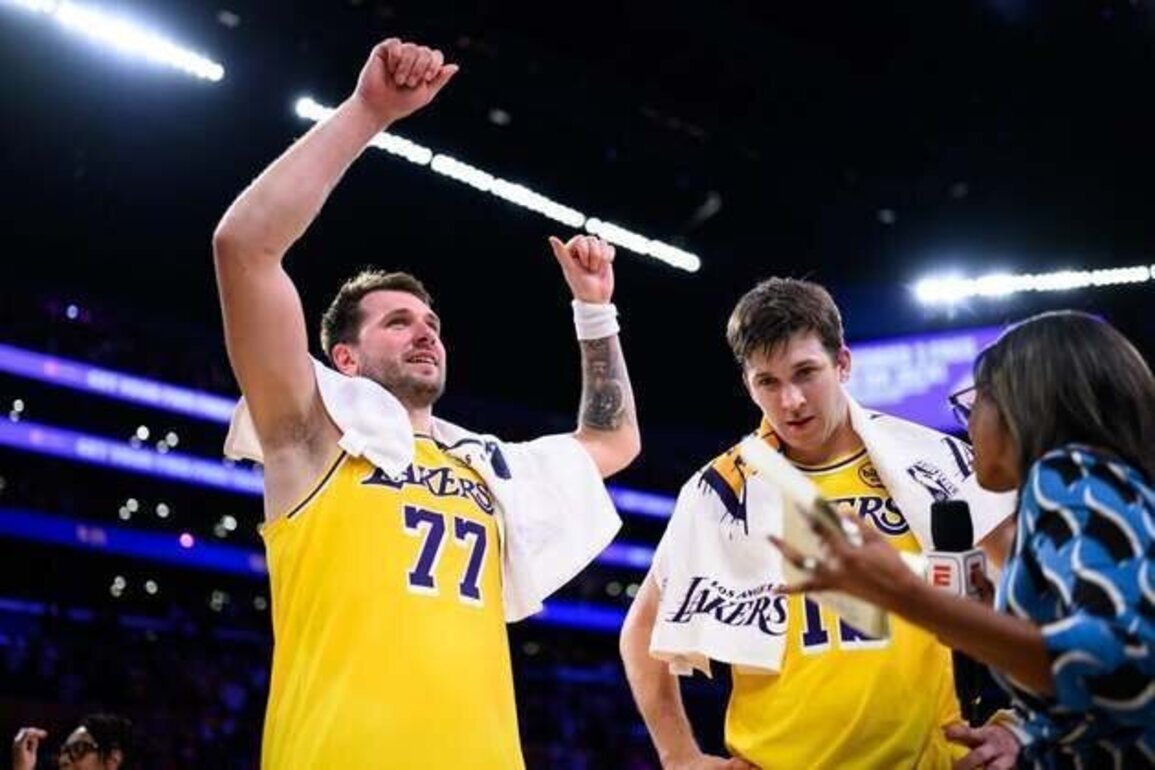 NBA roundup: Lakers top Nuggets on Luka Doncic's last-second OT winner