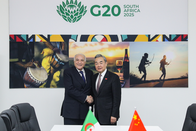 SOUTH AFRICA-JOHANNESBURG-WANG YI-ALGERIAN FM-MEETING