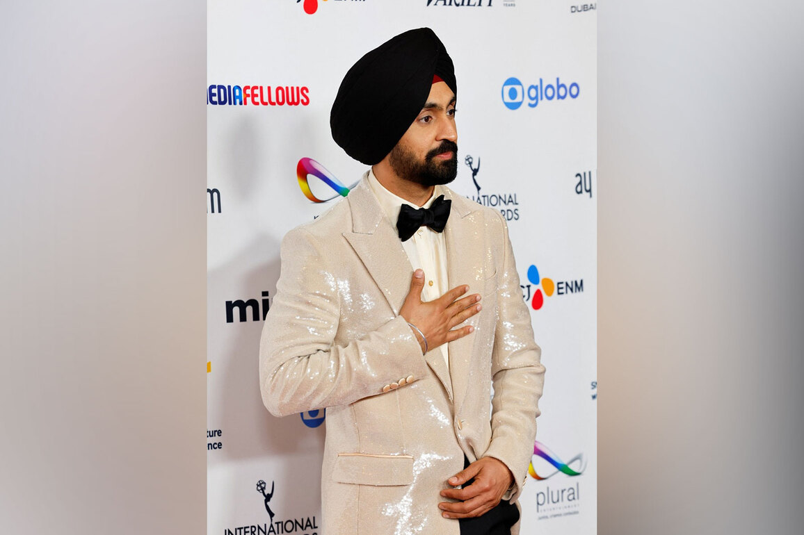 Diljit Dosanjh takes shimmer glam at International Emmys 2025, loses Best Actor Award to Spain's Oriol Pla
