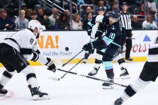 Kraken rally late, best Kings in OT to halt 6-game slide