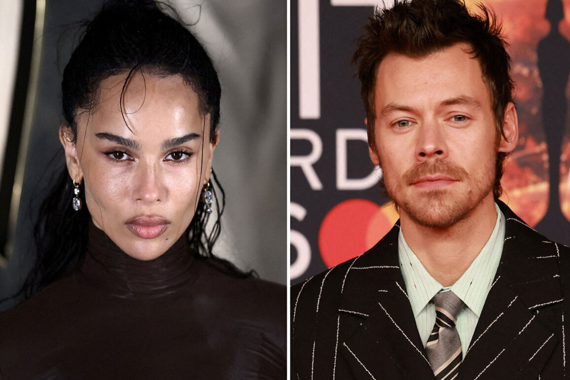 Harry Styles, Zoe Kravitz spark engagement buzz; insider says "he is completely smitten"