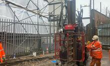 Roger Bullivant’s South Central team installed SFA piles using a compact 900 Series rig to overcome restricted access constraints on an electricity substation site in Willesden, London