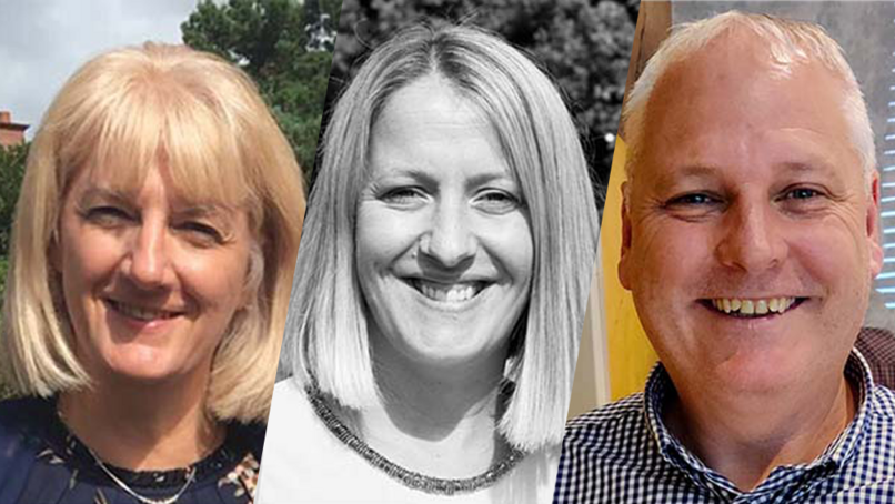 Caroline Gregory, Lynne Wainwright, and Lance Corfield