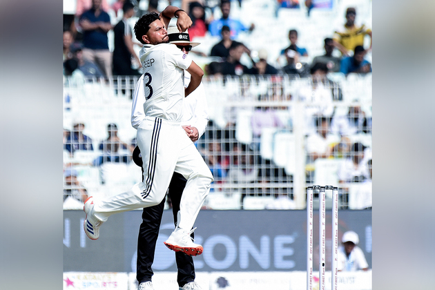 "Very good wicket to bat on": Kuldeep Yadav opens up about Guwahati Pitch after conclusion of Day 2