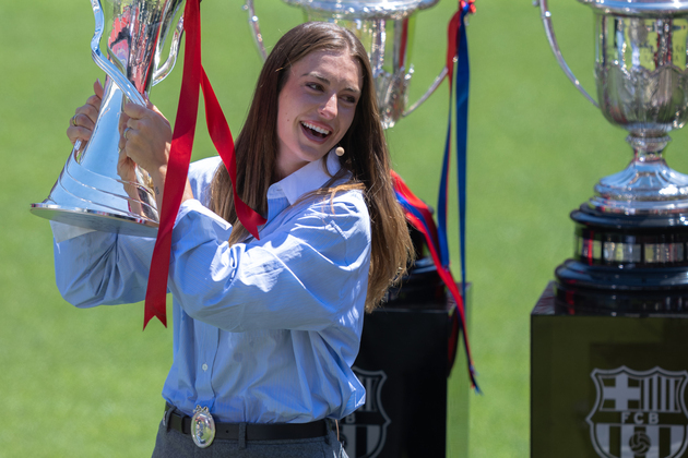 (SP)SPAIN-BARCELONA-FOOTBALL-ALEXIA PUTELLAS-FAREWELL CEREMONY