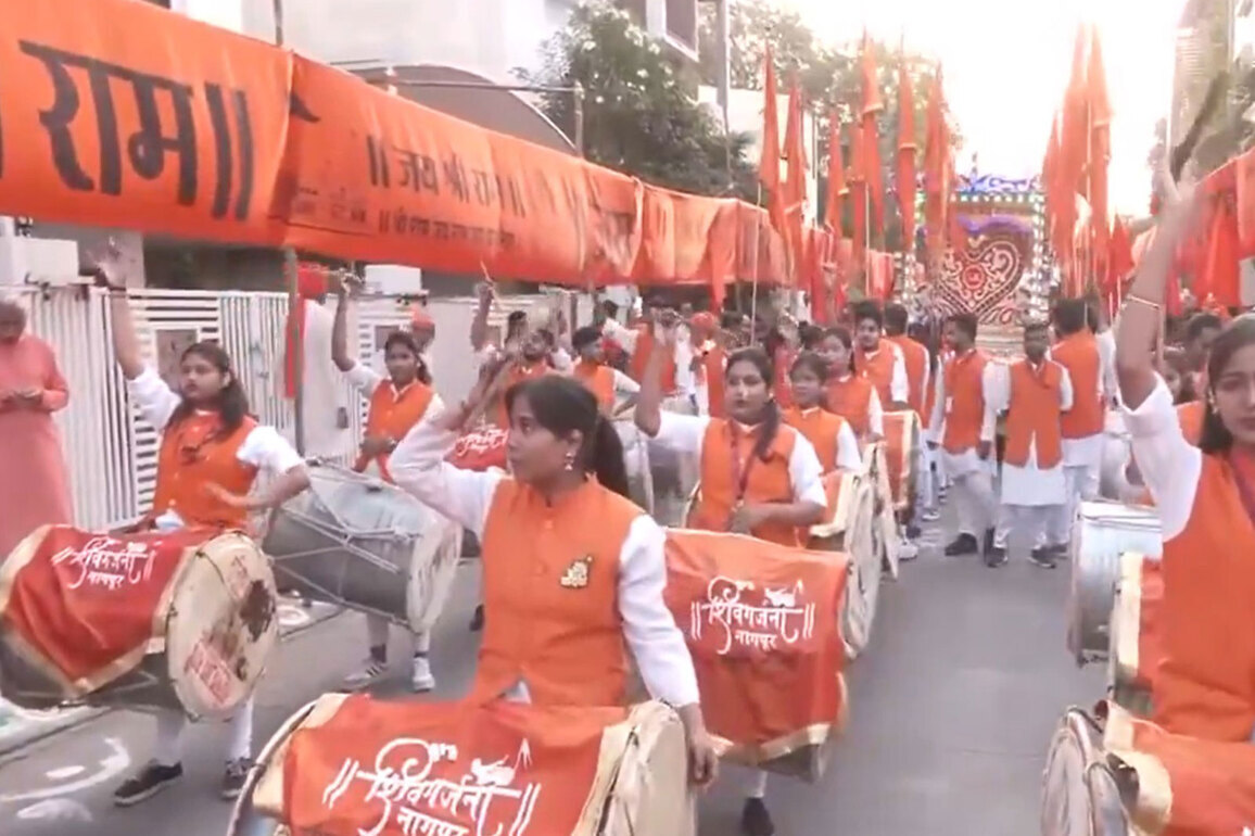 "Gudi Padwa" celebrated in Maharashtra; CM Fadnavis joins shobha yatra