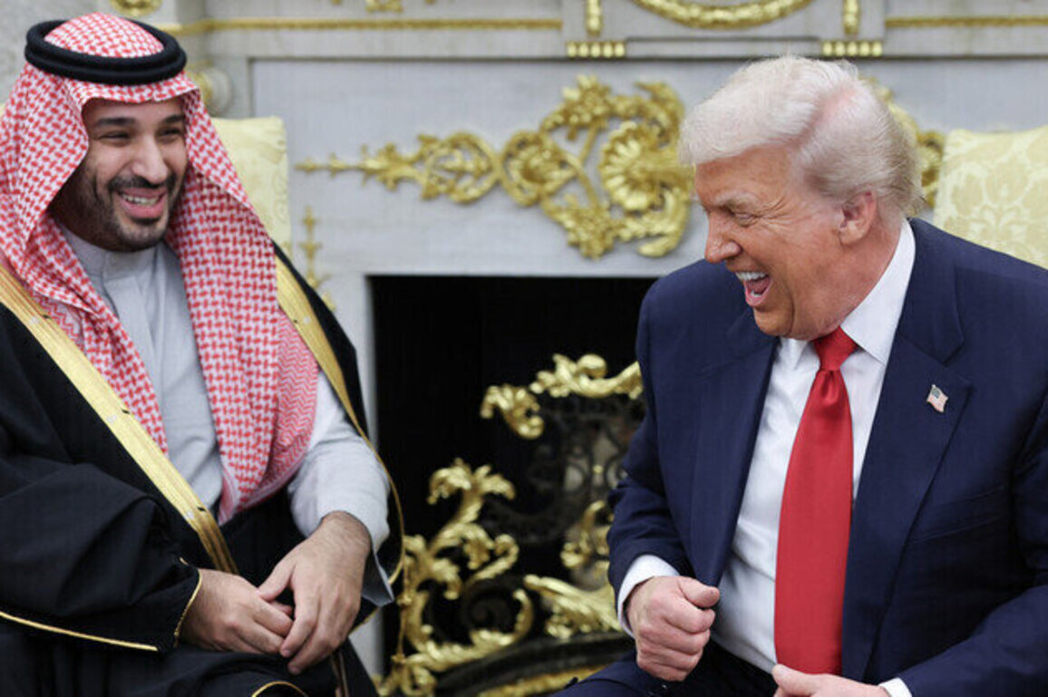 Saudi leader kissing my ass  Trump 