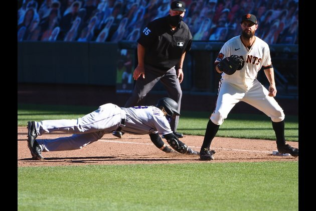 Rockies outlast Giants in 11 innings, 5-4