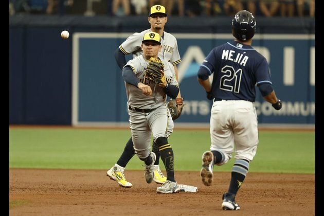 Rowdy Tellez belts two homers as Brewers edge Rays