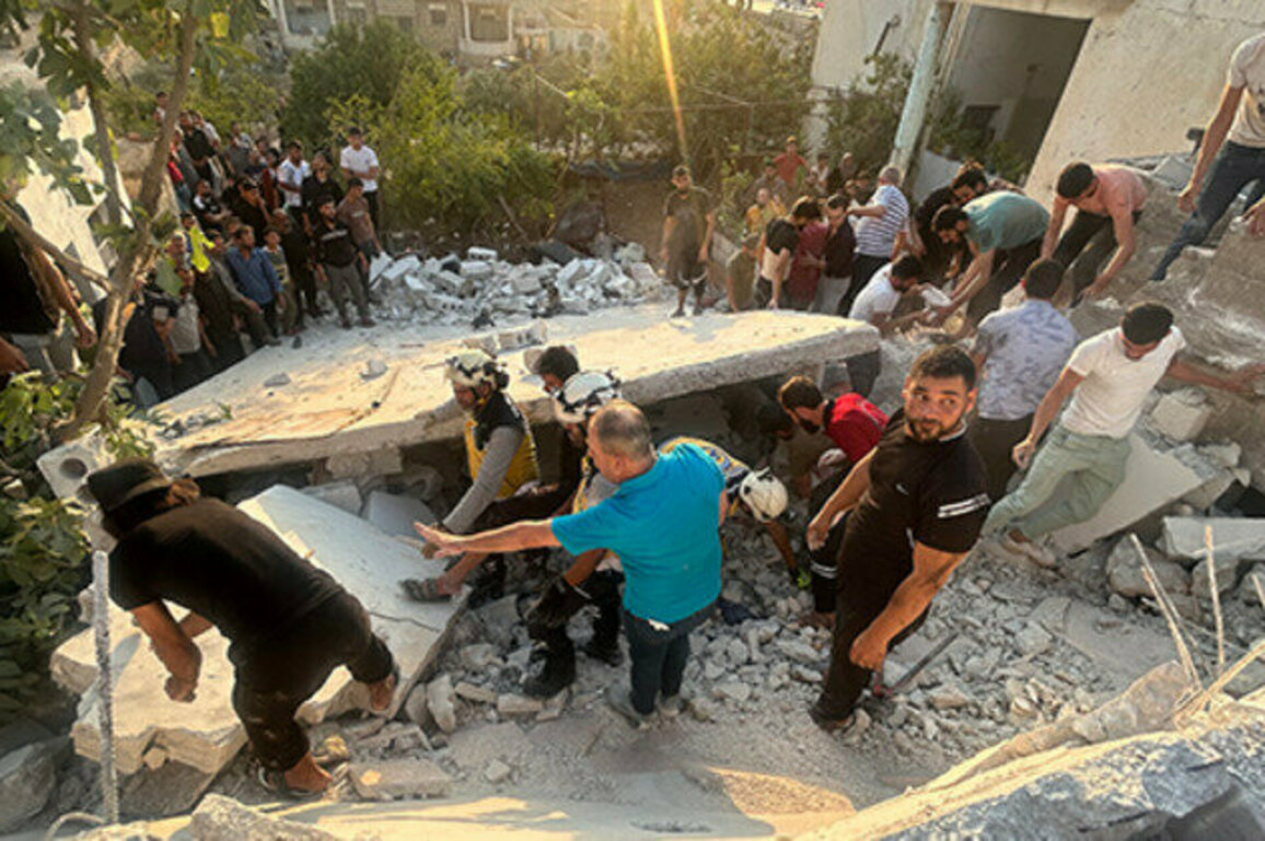 Three people killed in blast in Idleb countryside