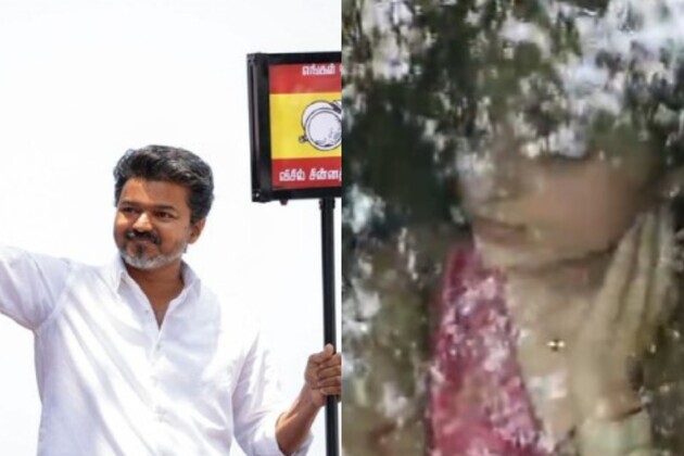 Chennai: Actor Trisha Krishnan visits Vijay's residence as TVK surges in Tamil Nadu polls