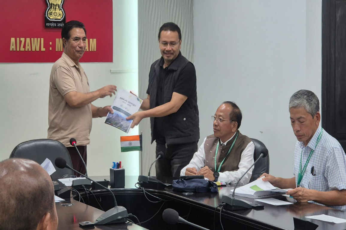 Mizoram CM Lalduhoma releases Project Monitoring Committee Annual Report 2024-25