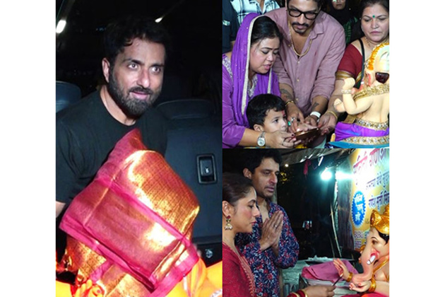 Sonu Sood, Ankita Lokhande, other B-town celebs welcome Lord Ganesha on the eve of Ganesh Chaturthi
